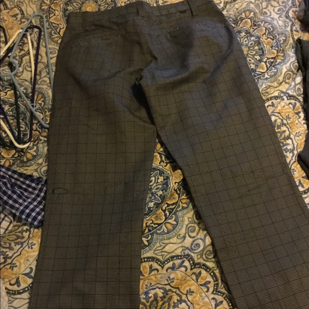 Plaid Oakley dress pant 34x32